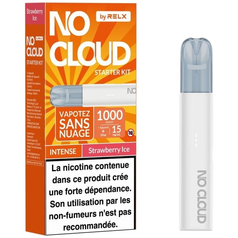 Kit No Cloud Intense Strawberry Ice - RELX