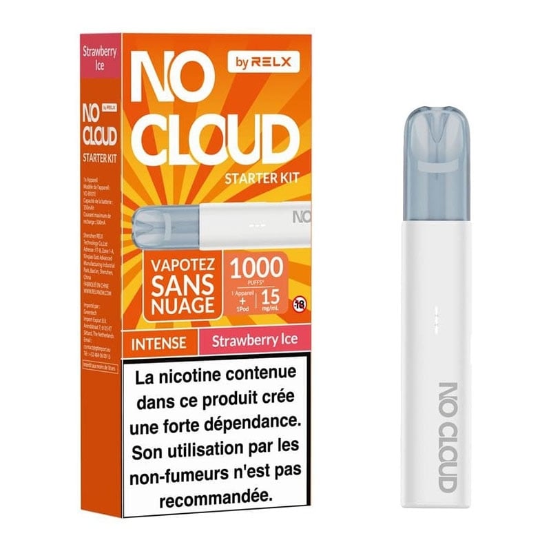Kit No Cloud Intense Strawberry Ice - RELX