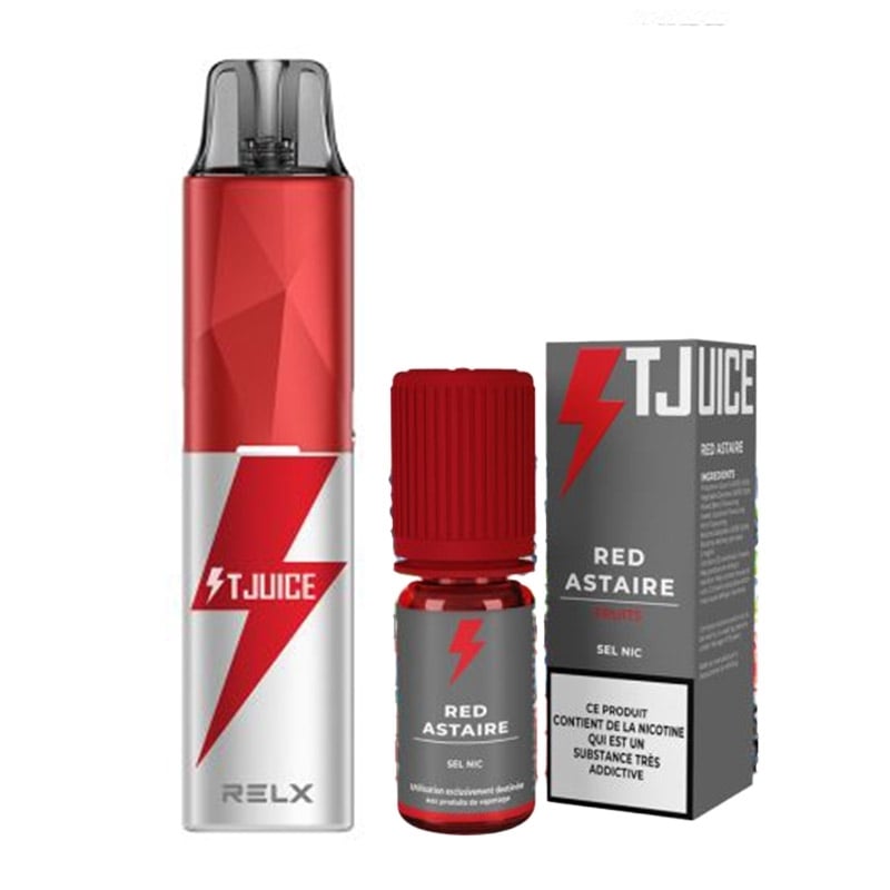 Pods Kit Prime E x TJuice - RELX pas cher