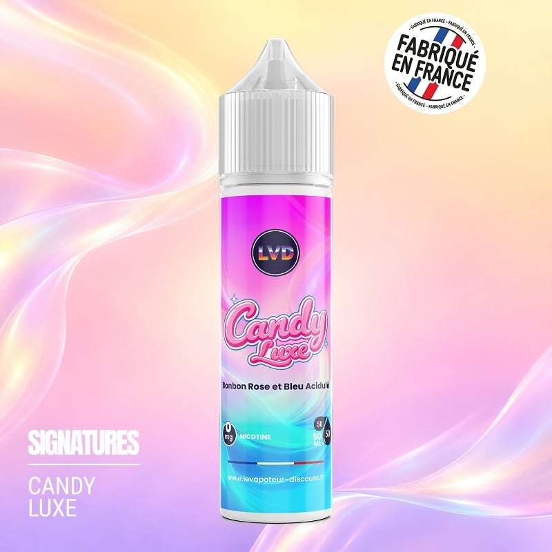 Sour Pink and Blue Candy 50 ml Candy Luxe - Le Vapoteur Discount