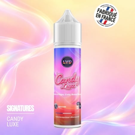 Barbe à Papa Cola Baies Bleues 50 ml Candy Luxe - Le Vapoteur Discount