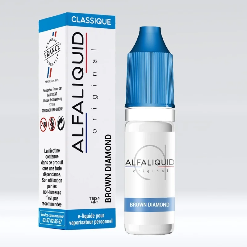 Brown Diamond - Alfaliquid pas cher Brown Diamond - Alfaliquid pas cher