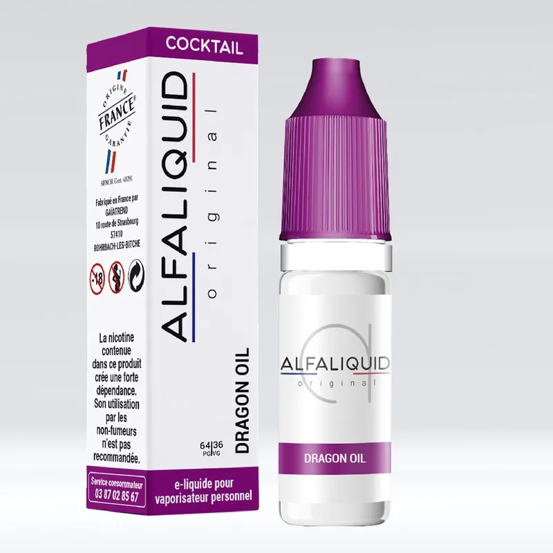 Dragon Oil - Alfaliquid pas cher Dragon Oil - Alfaliquid pas cher