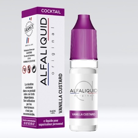 Vanilla Custard 10 ml - Alfaliquid pas cher Vanilla Custard 10 ml - Alfaliquid pas cher