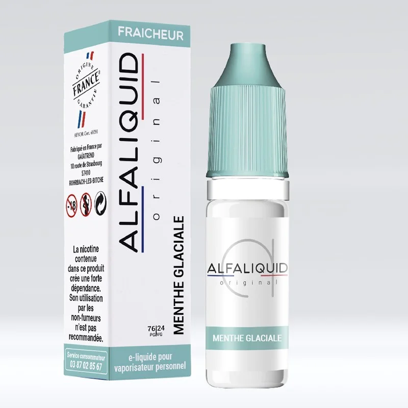 Menthe Glaciale - Alfaliquid pas cher Menthe Glaciale - Alfaliquid pas cher
