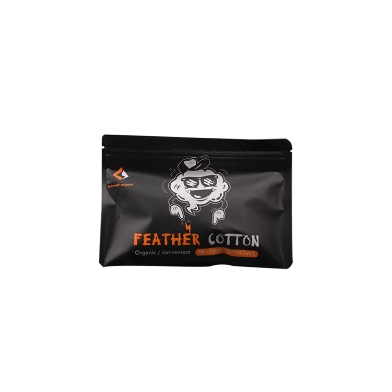 Feather Organic Cotton - Geek Vape pas cher Feather Organic Cotton - Geek Vape pas cher