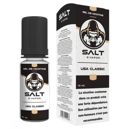 USA Classic Sel de Nicotine 10 ml - Le French Liquide pas cher