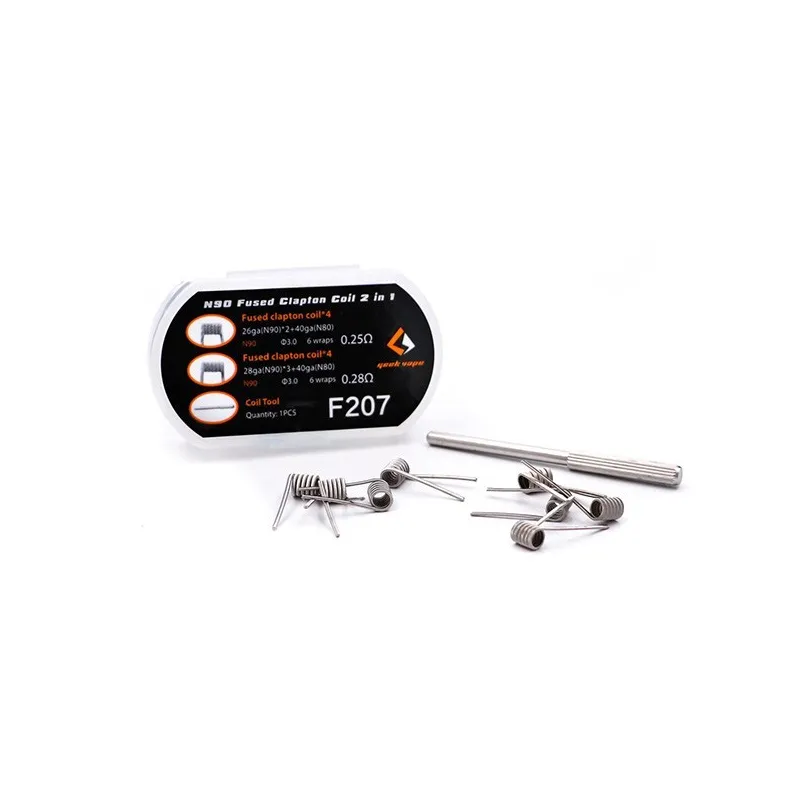 N90 Fused Clapton coil 2 en 1 (x8) - Geek Vape pas cher N90 Fused Clapton coil 2 en 1 (x8) - Geek Vape pas cher