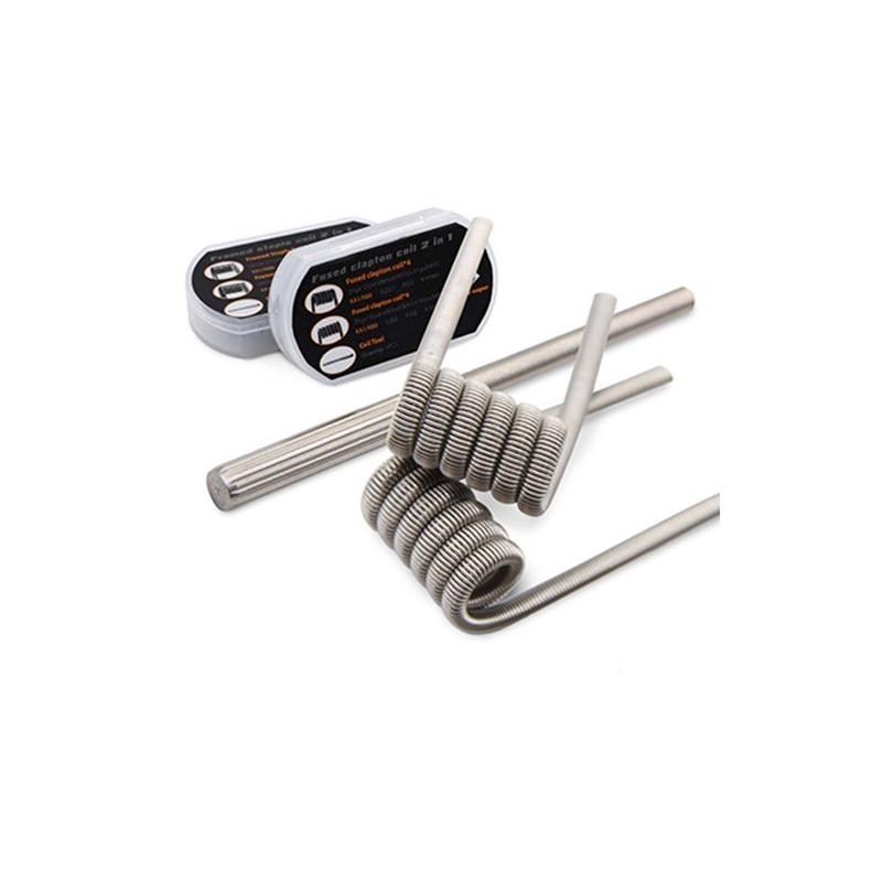 N80 Strand Fused Clapton coil 2 en 1 (x8) - Geek Vape pas cher N80 Strand Fused Clapton coil 2 en 1 (x8) - Geek Vape pas cher
