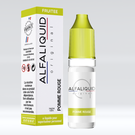 Pomme Rouge 10 ml - Alfaliquid pas cher Pomme Rouge 10 ml - Alfaliquid pas cher