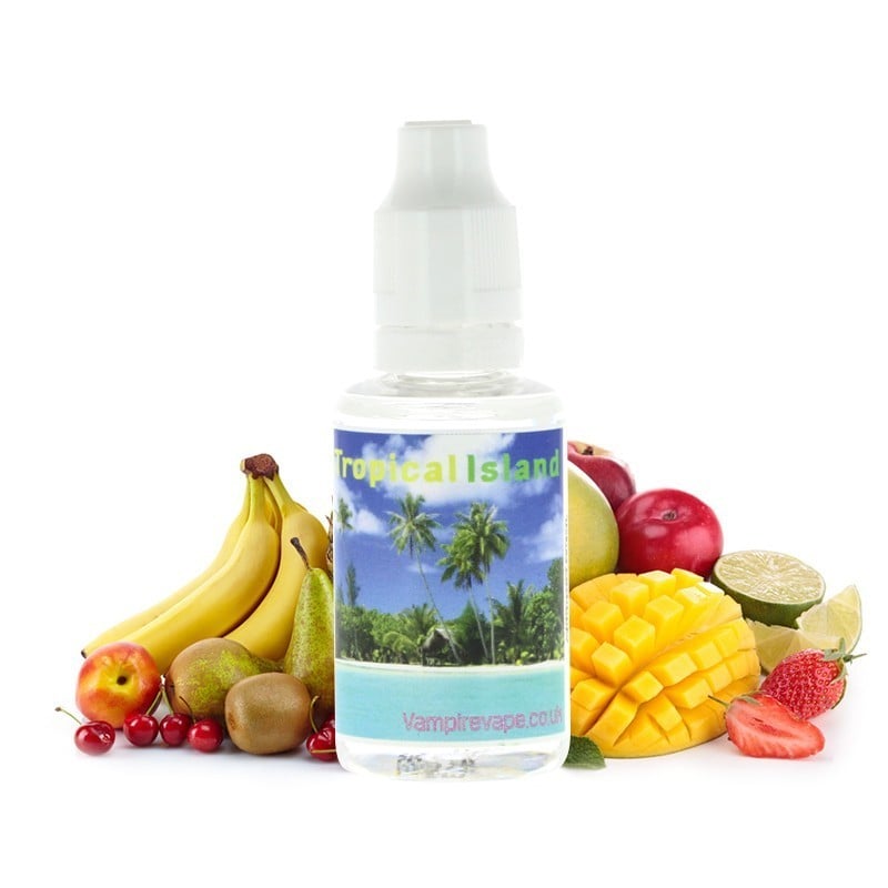 Concentré Tropical Island 30 ml - Vampire Vape pas cher Concentré Tropical Island 30 ml - Vampire Vape pas cher