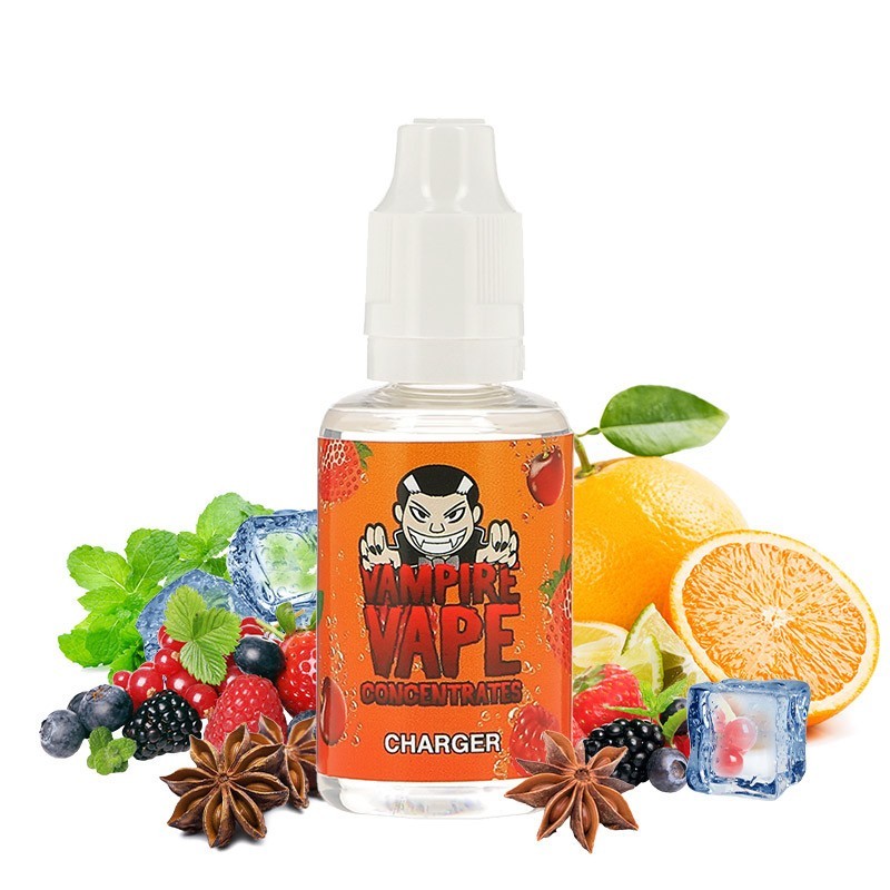 Concentré Charger 30ml - Vampire Vape pas cher Concentré Charger 30ml - Vampire Vape pas cher