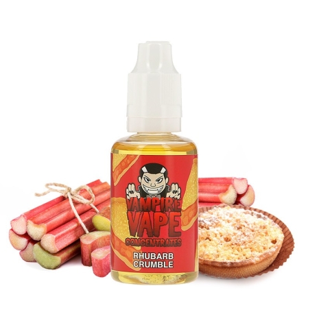 Concentré Rhubarb Crumble 30 ml - Vampire Vape pas cher Concentré Rhubarb Crumble 30 ml - Vampire Vape pas cher