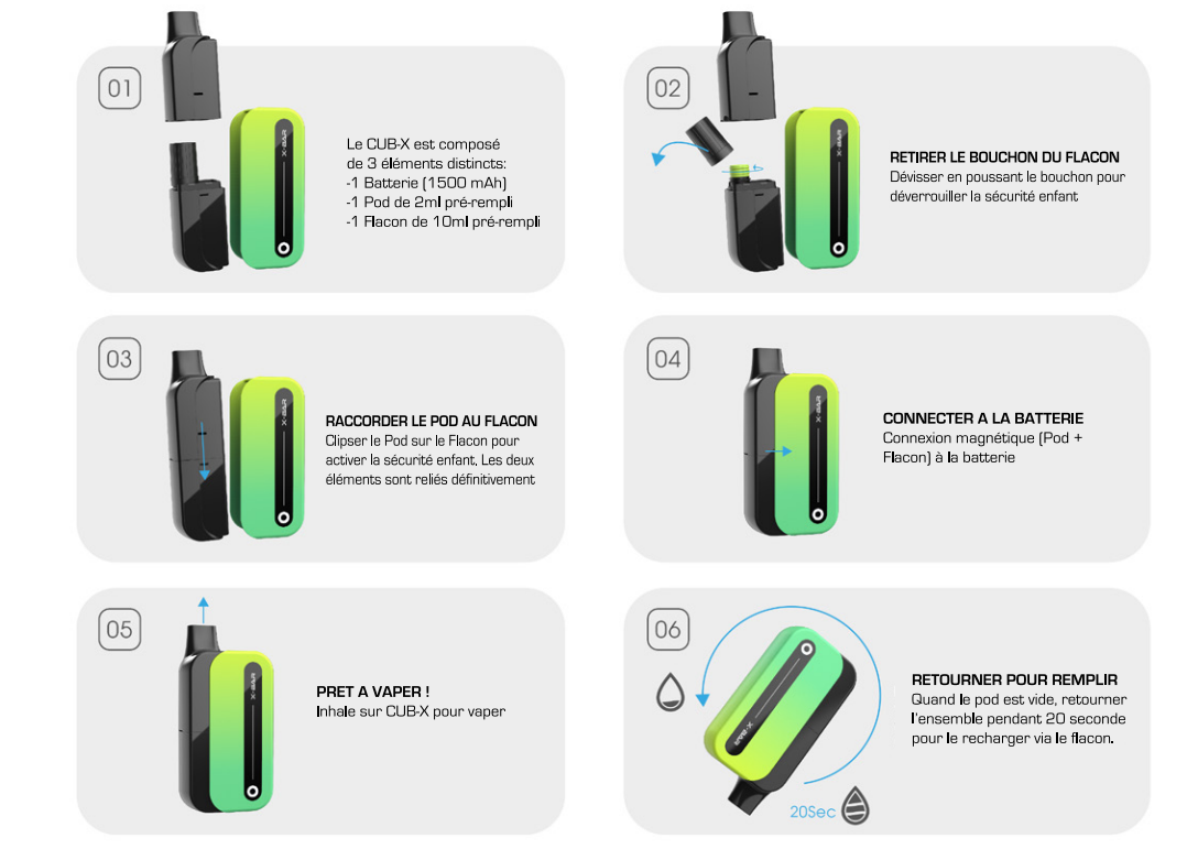 elfbar nachfüll pod läuft aus E-cigarettes en kits complets à Saint-Genis-Pouilly I Creazyvap