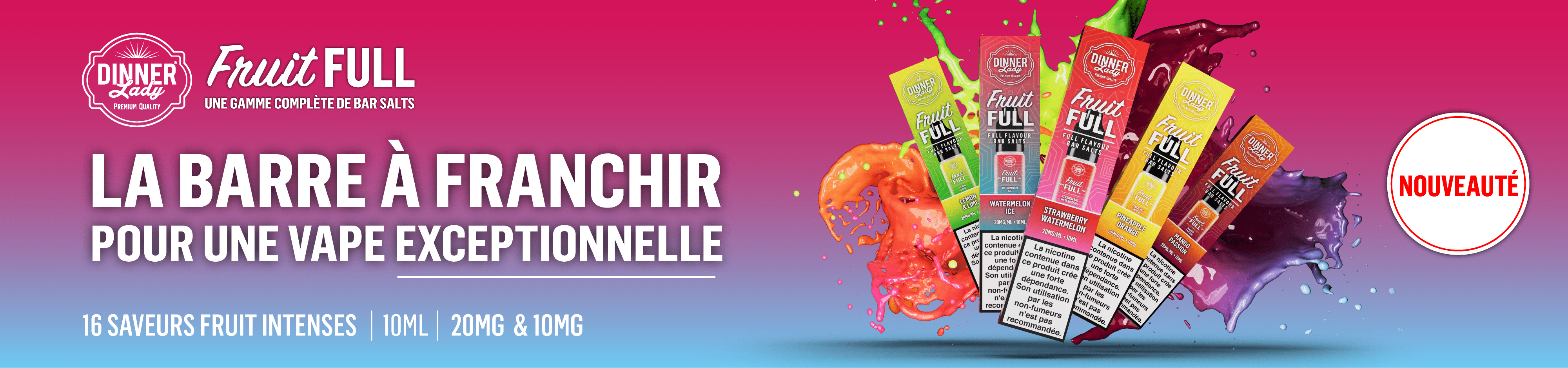 Eliquides Fruit Full Dinner Lady pas chers | Le Vapoteur Discount