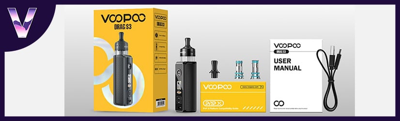 Kit Drag S3 Voopoo pas cher | Le Vapoteur Discount