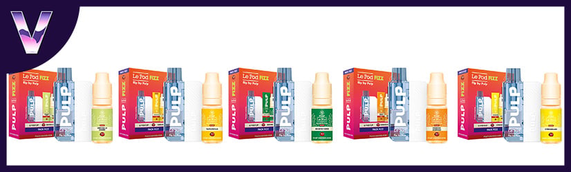 recharge pod flip pulp 0 Pack Groseille Dorée Le Pod Liquide Fizz + Pod Flip Pulp - Pulp pas cher