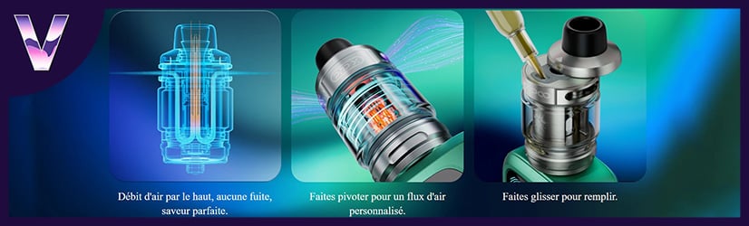 box istick rim eleaf Kit Vinci Spark 220 VOOPOO | Box Double Accu 220W