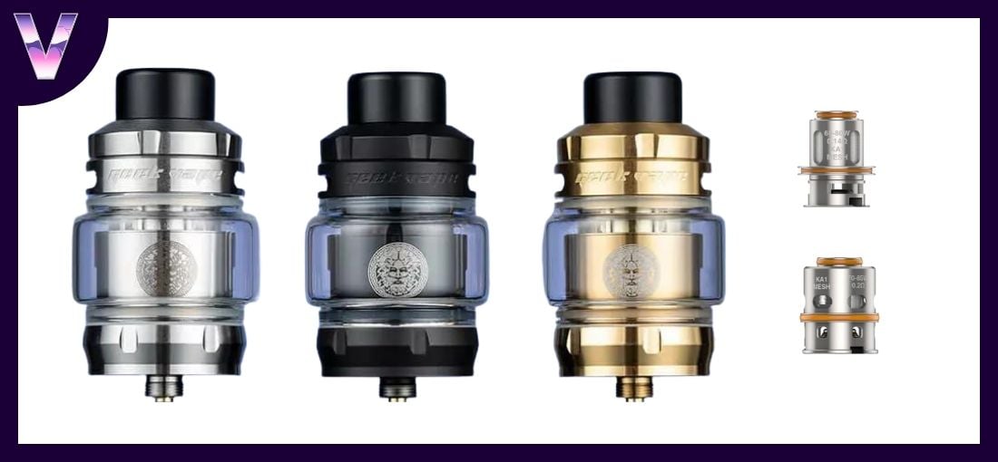 slider résistances et clearomiseur z max geek vape sur le kit aegis legend classic 2 L200 pas cher 