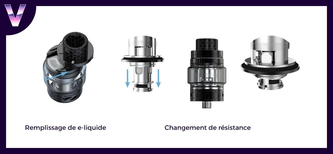 slider kit innokin kroma217 pas cher clearomiseur z force 