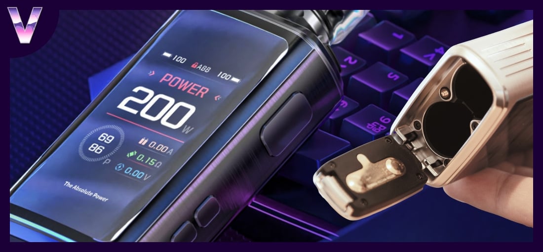 slider kit Z200 de chez geek vape pas cher batterie box chipset