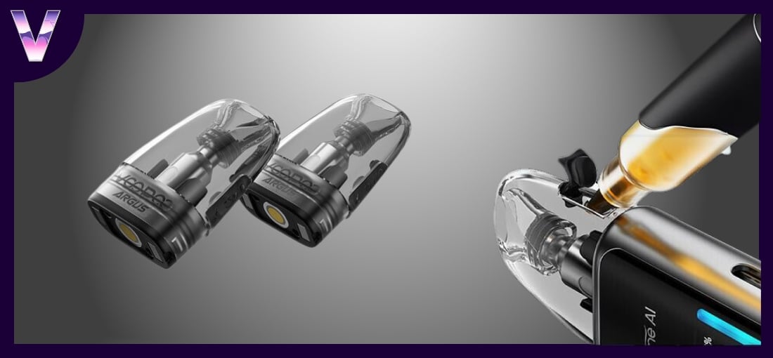 slider kit argus g2 de chez voopoo pas cher cartouche resistance remplissage