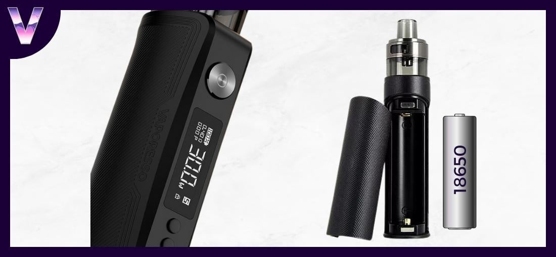 slider kit gen pt80s de chez vaporesso pas cher batterie accu