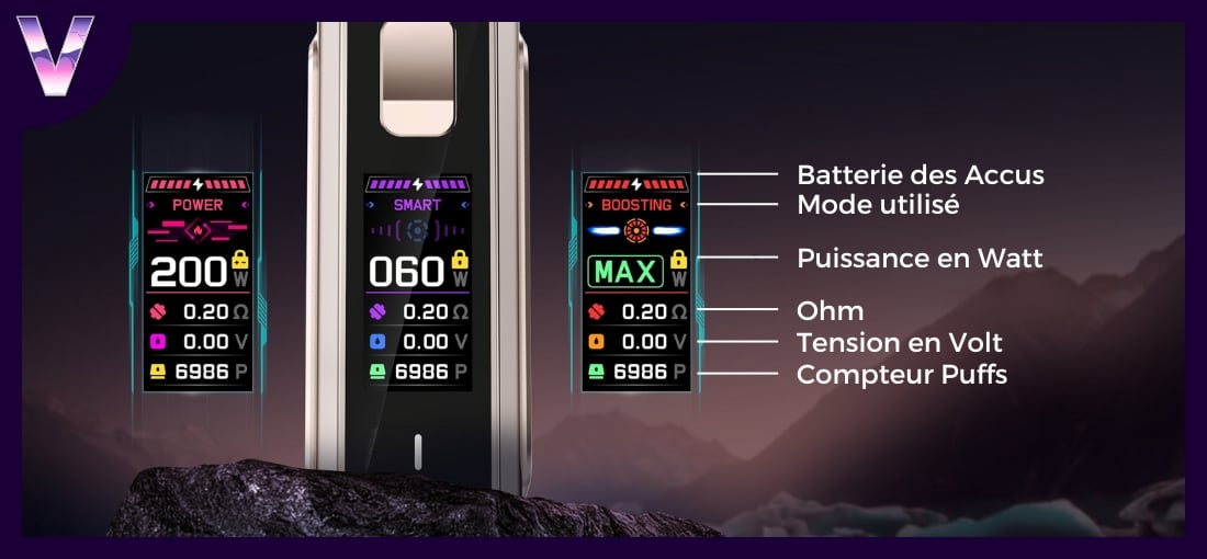 slider box aegis legend 3 de chez geek vape pas cher batterie 