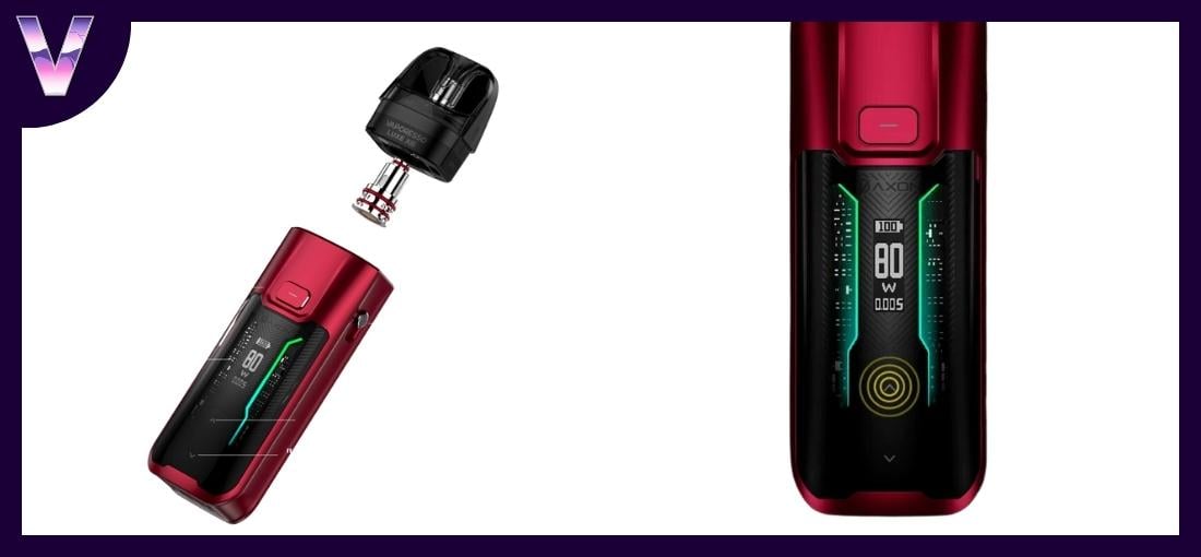 slider box batterie du kit luxe xr max de chez vaporesso pas cher 