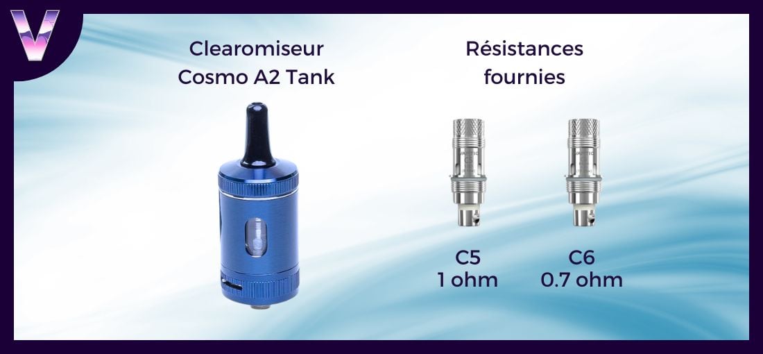 Clearomiseur Cosmo A2 Tank Vaptio