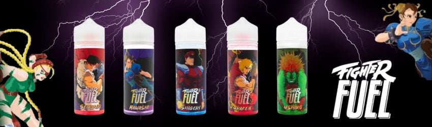 Slider e-liquides Fighter Fuel par Maison Fuel