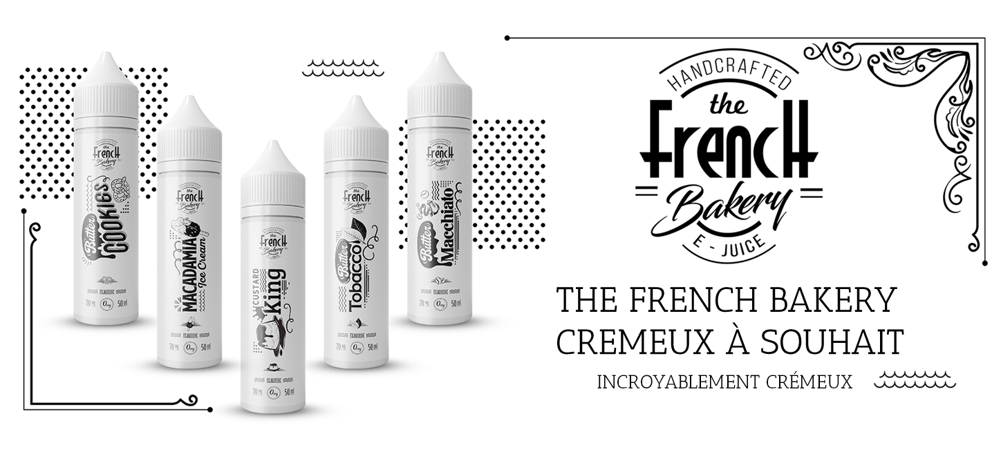 Eliquides 50 ml The French Bakery pas cher Le Vapoteur Discount