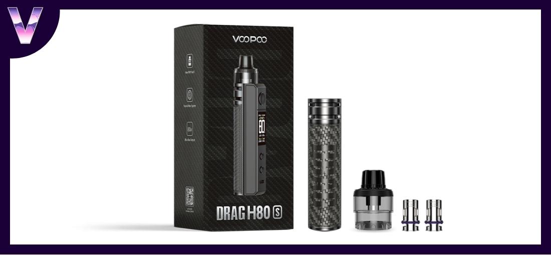 slider voopoo drag h80s contenu de la boite 