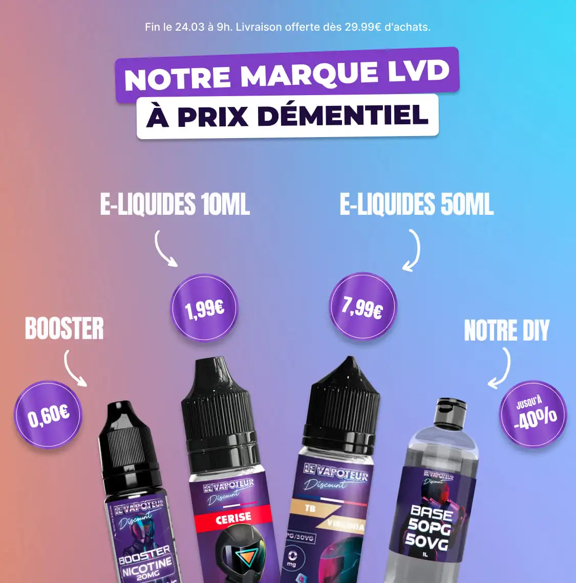 Notre MDD à prix démentiel
