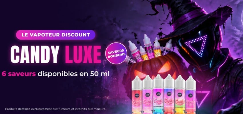 Candy Luxe : les e-liquides saveurs bonbon signés LVD