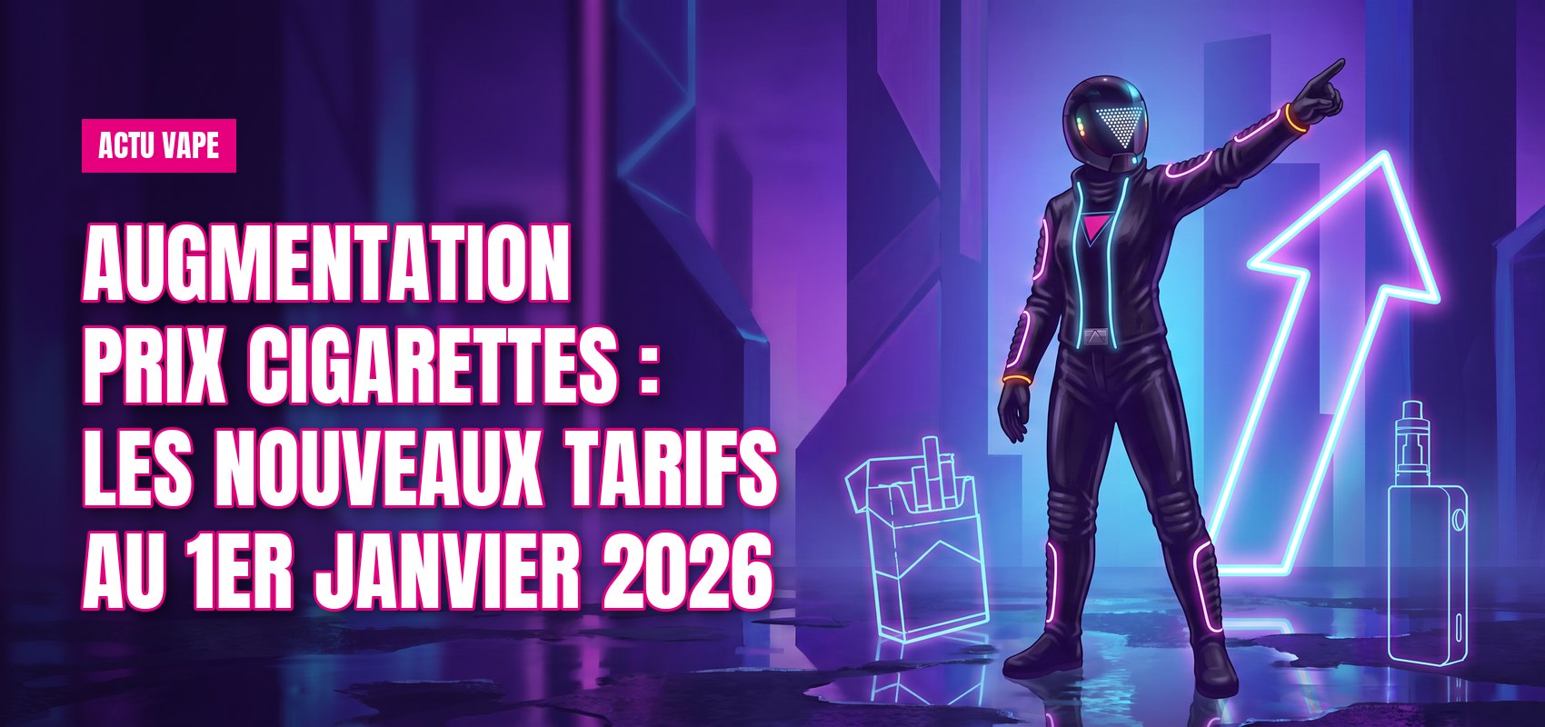 Augmentation prix cigarettes : les nouveaux tarifs au 1er janvier 2026