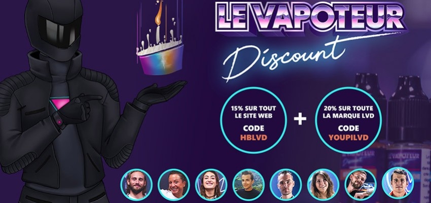 -15% sur tout le site ! C'est les 7 ans du Vapoteur Discount ! 20% sup