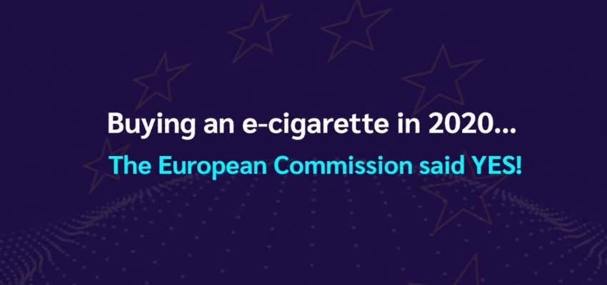 Buying an e-cigarette: in 2020 the European Commission says YES!
