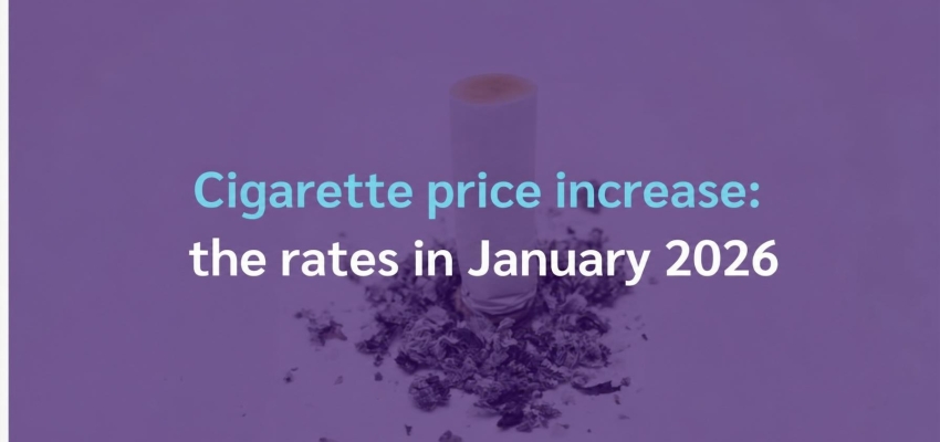 Cigarette price increase: new rates from January 1, 2026
