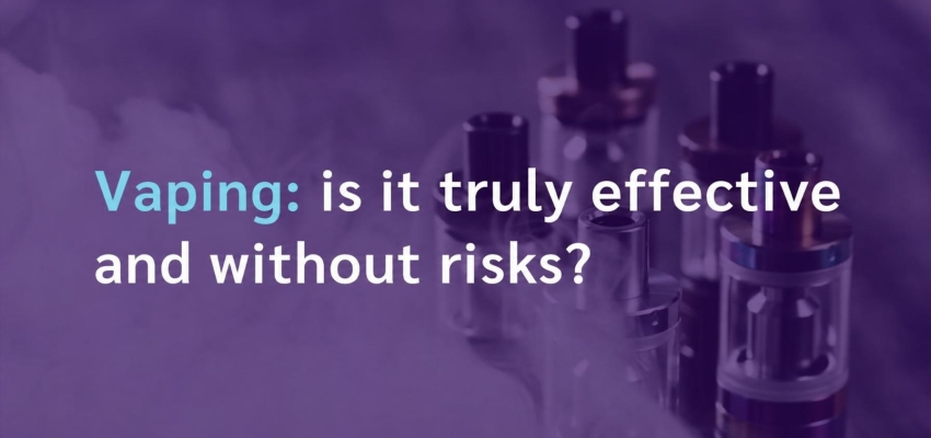 Cigarette cessation: is vaping effective and risk-free?