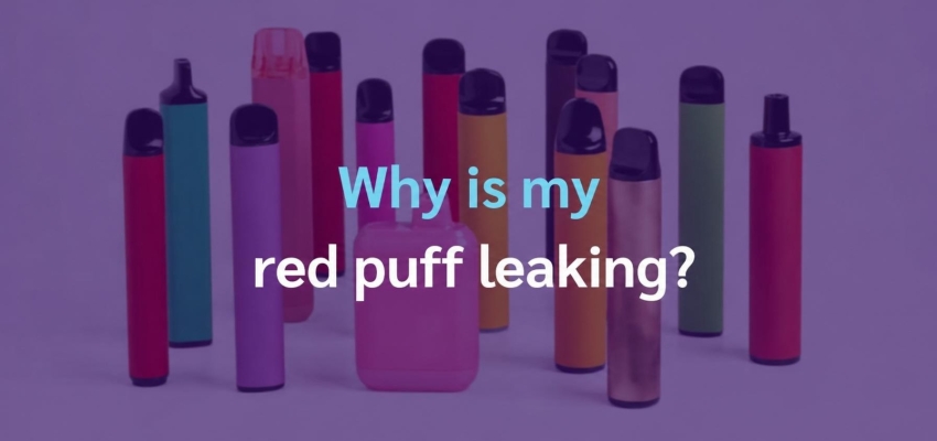 Why is my puff blinking red?