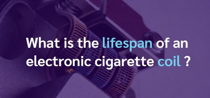 What is the lifespan of an e-cigarette coil?