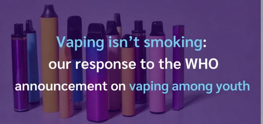 Vaping is not smoking: our take on the buzz around vaping