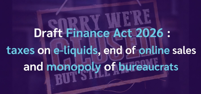Vape: the end of online sales, taxes, and tobacconist monopoly?