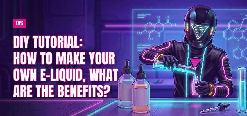 DIY tutorial: how to make your own e-liquid, what are the benefits?