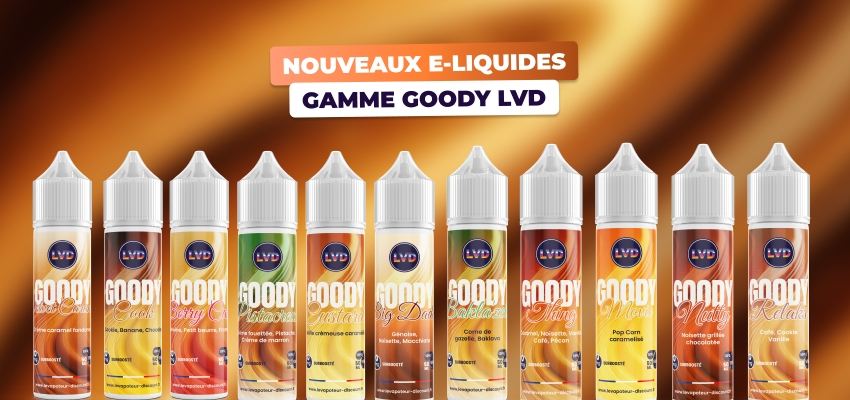 Goody : les e-liquides gourmands imaginés par LVD