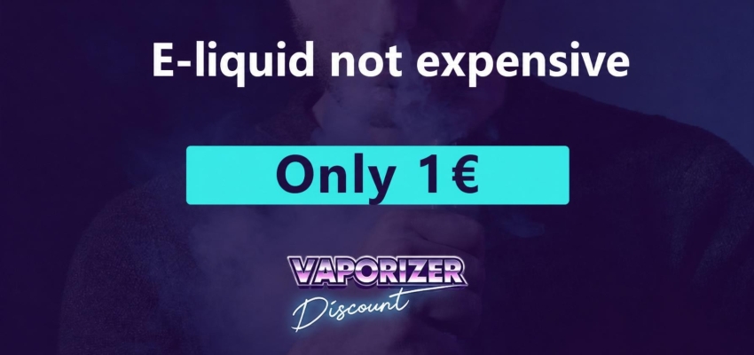 Cheap E-Liquid €1, Le vapoteur discount selects Liqua for you